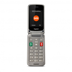 Gigaset GL590 Dual-Sim mobiltelefon szürke